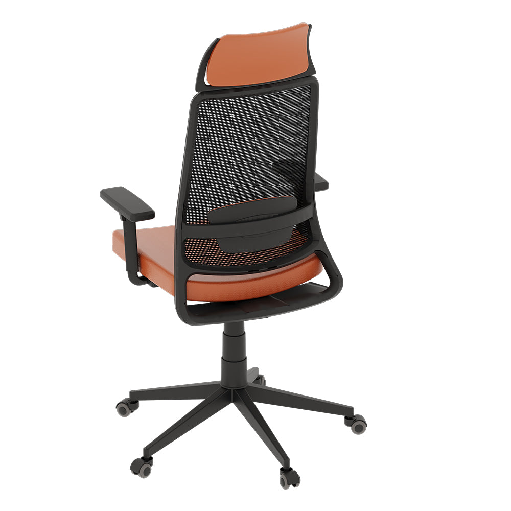 Breeze Sustainable Executive Office Chair High Back - Slight Back View