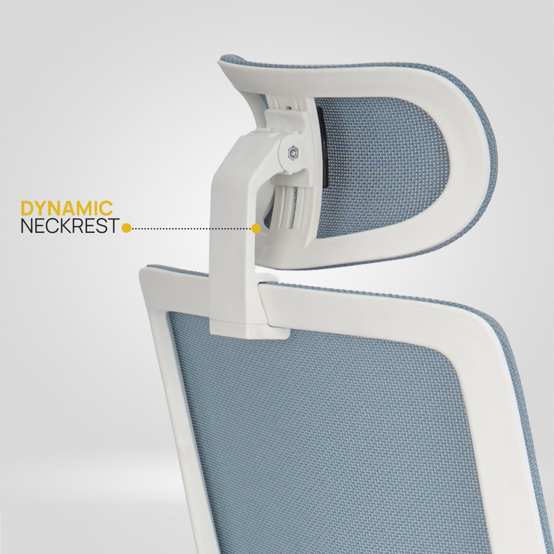 Poise Pro Office Chair High Back - Dynamic Neckrest View