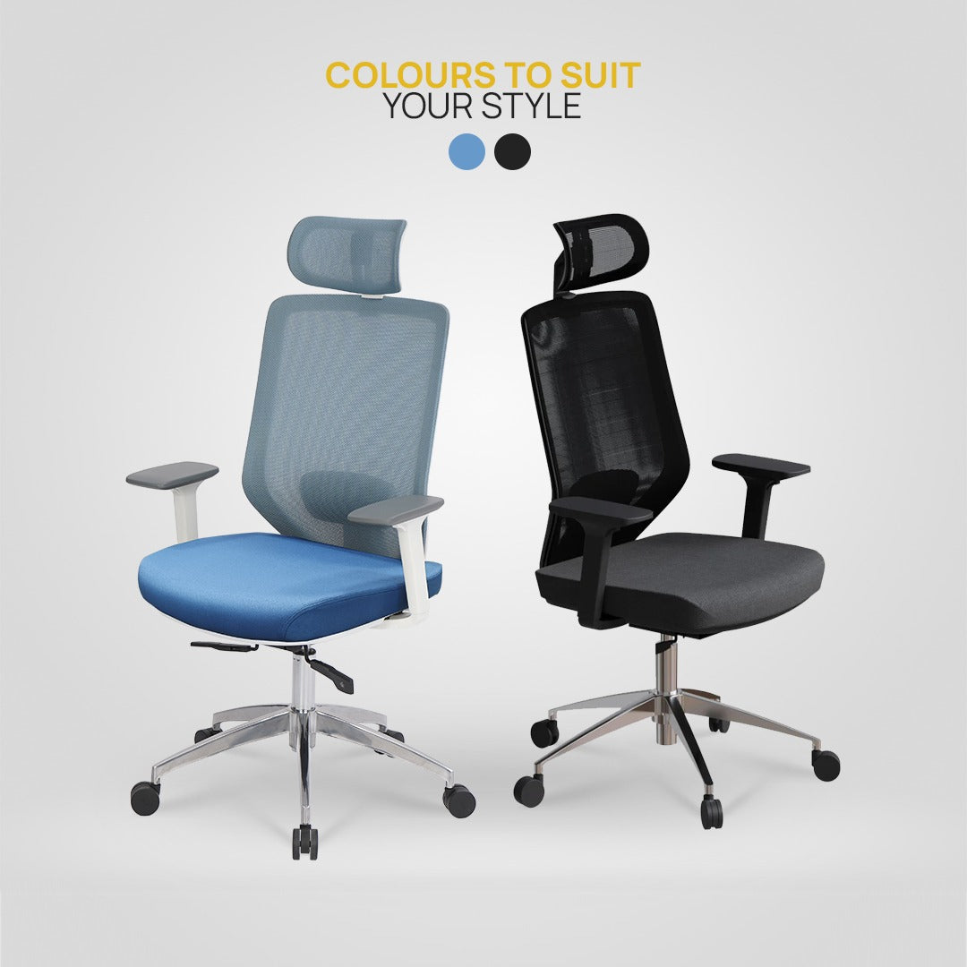 Poise Pro Office Chair High Back - In Different Colours