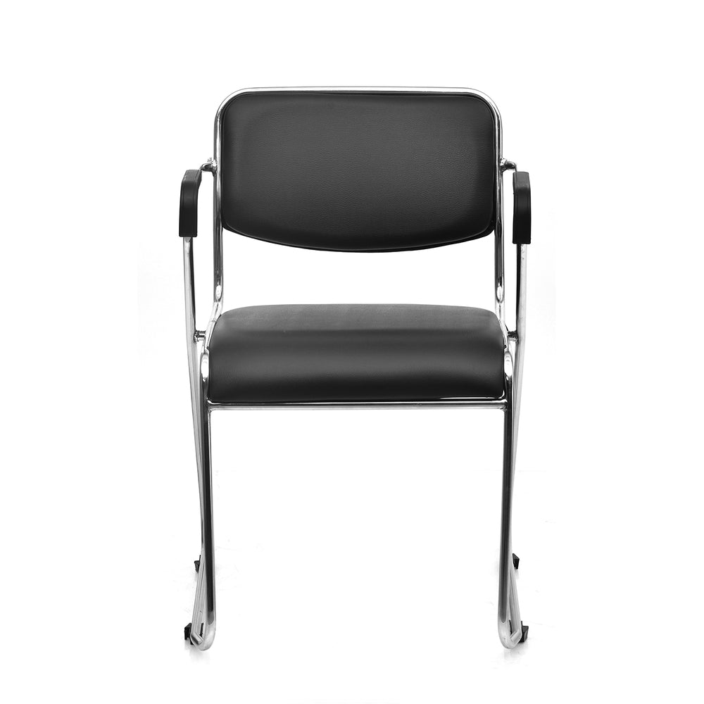 Contract 01 Visitor Chair Soft PVC with Arm 3