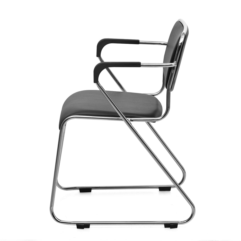 Contract 01 Visitor Chair Soft PVC with Arm