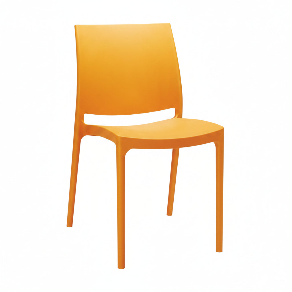 Novella 08 Cafeteria Chair With Stackable Design By Nilkamal Edge - Main View | Cafeteria Furniture By Nilkamal Edge