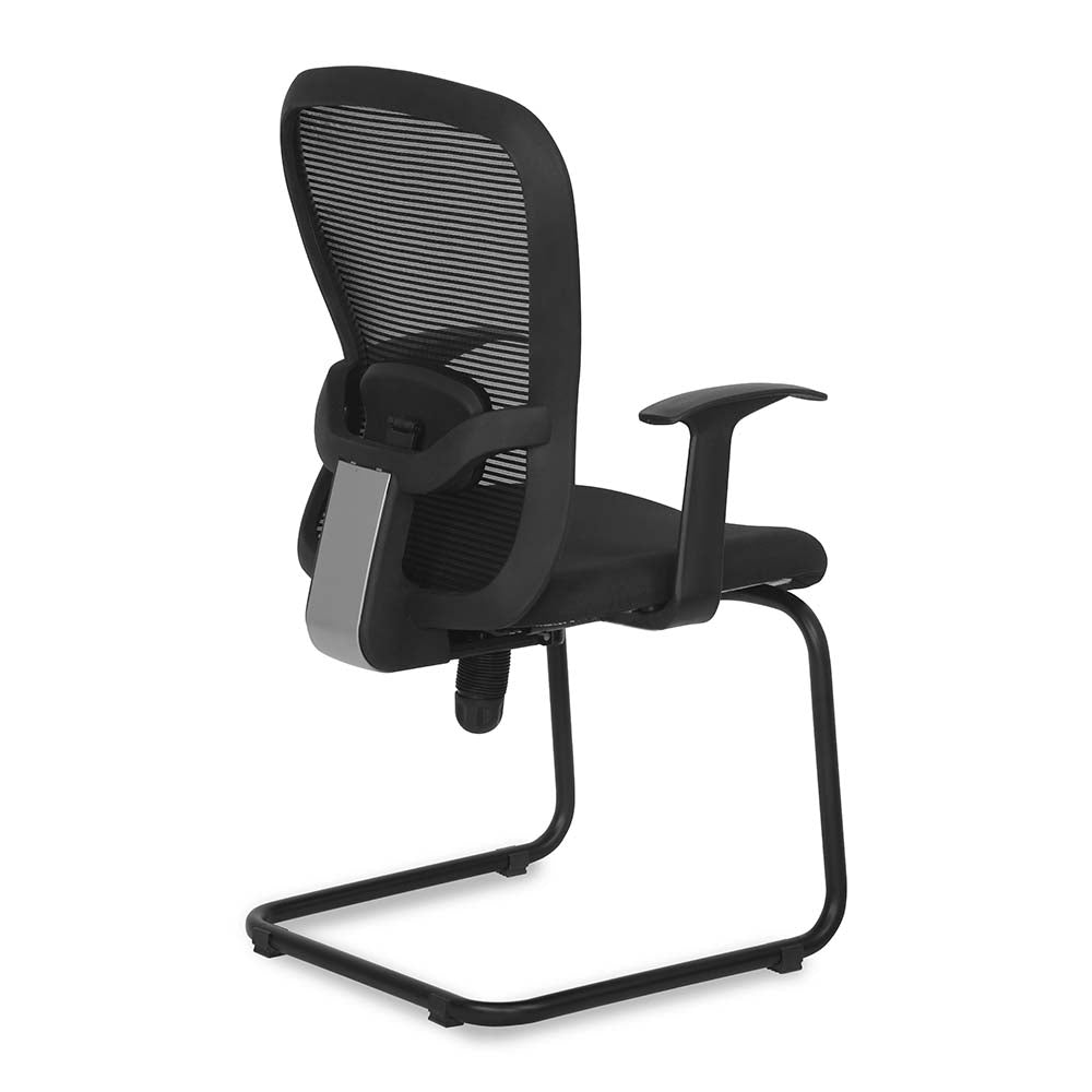 Alba Visitor Chair Mesh Mid Back - Slight Back View