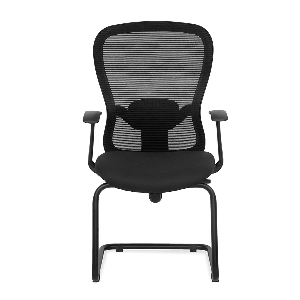 Alba Visitor Chair Mesh Mid Back - Front View