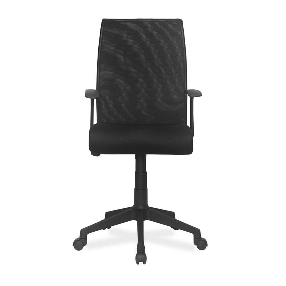 Thames Office Chair Mesh High Back with Adjustable Armrest - Front View