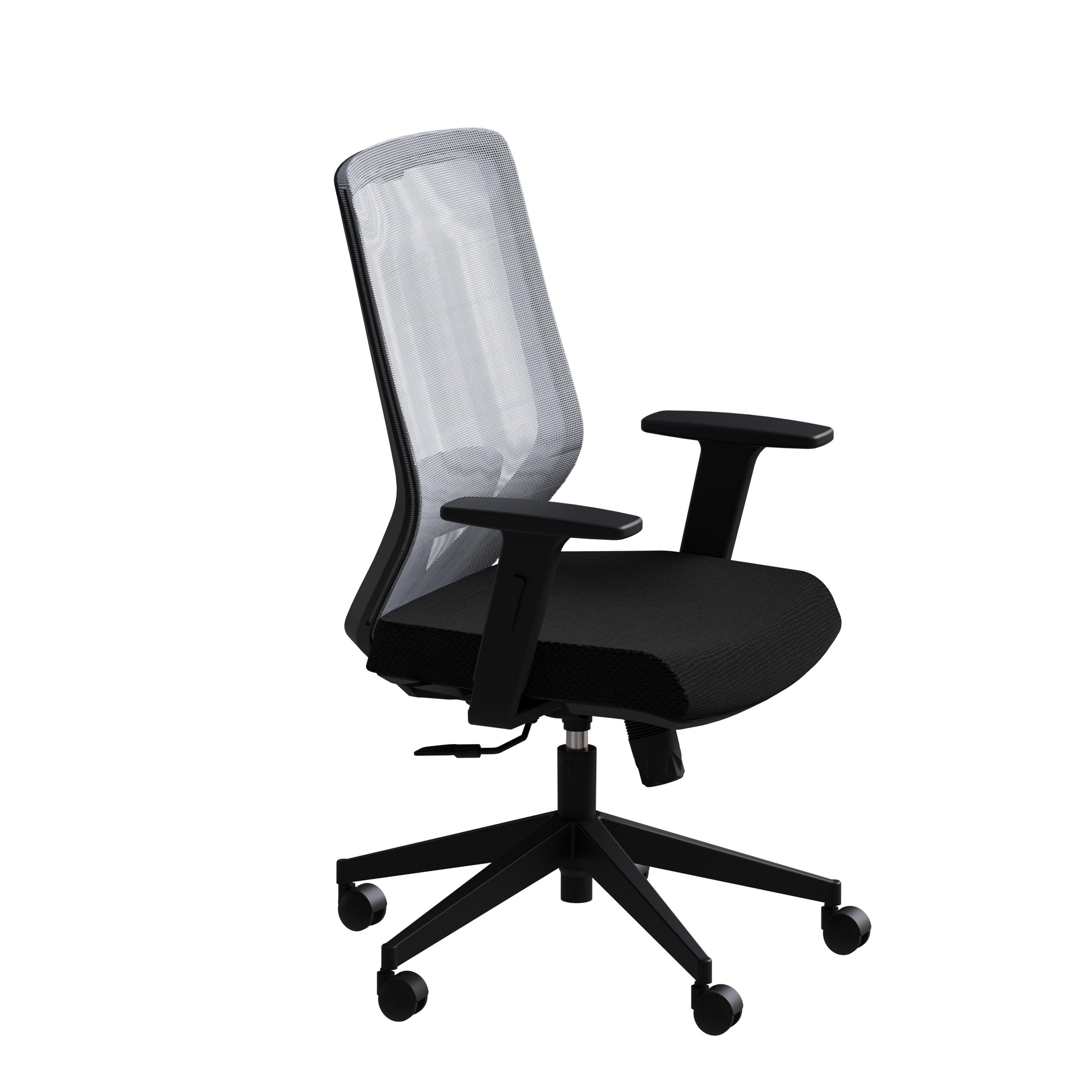 Poise Office Chair Mid Back -  Slight Side View