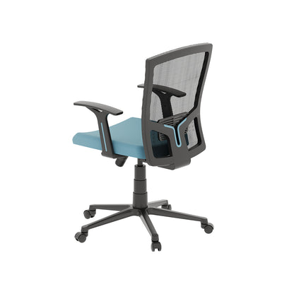 Flow Task Office Chair - Mesh - Mid Back - Sky Blue