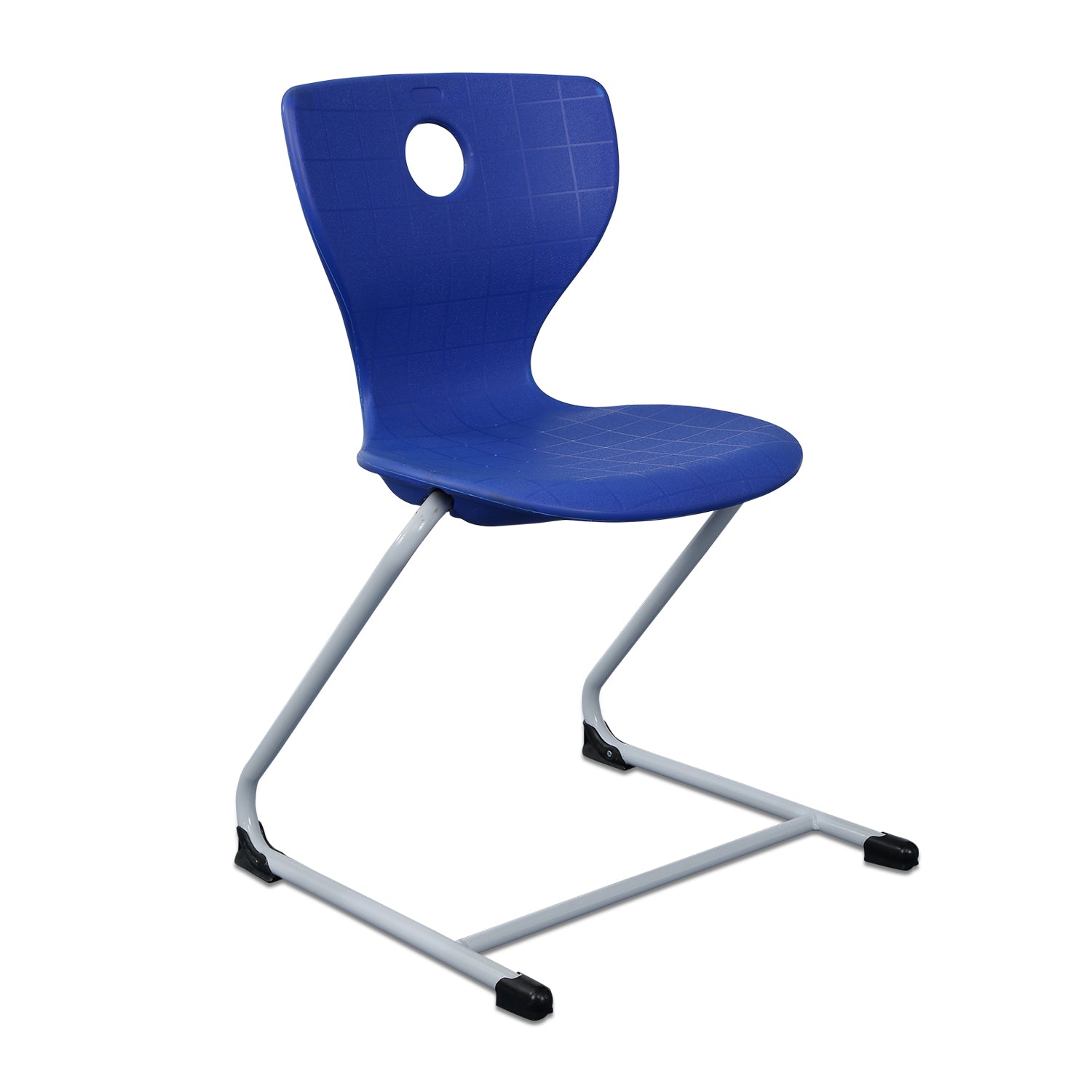 Blue School Chair Fabric Stacking Chair
