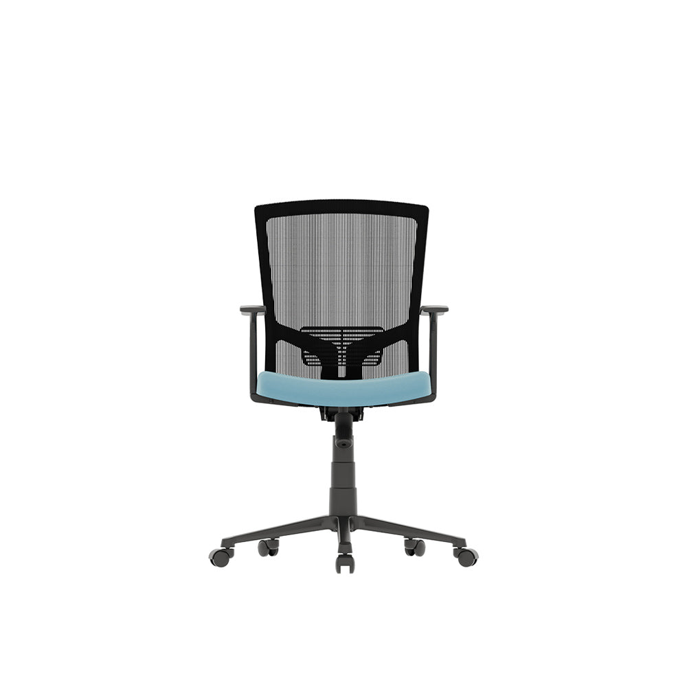 Flow Task Office Chair - Mesh - Mid Back - Sky Blue