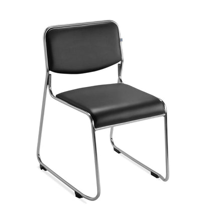 Contract 01 Visitor Chair Soft PVC without Arm with Ergonomic Design - Main View | Nilkamal Edge 