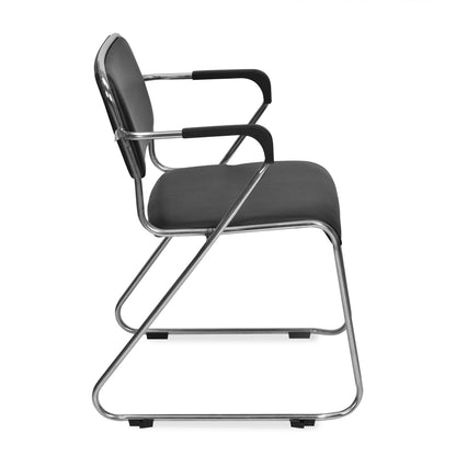 Contract 11 Visitor Chair Soft PVC with Arm