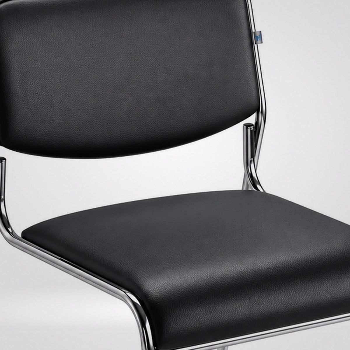 Contract 01 Visitor Chair Soft PVC without Arm