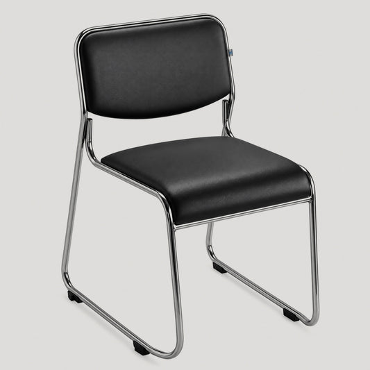 Contract 01 Visitor Chair Soft PVC without Arm