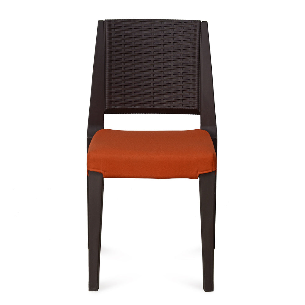 Enamora Plastic Chair with Cushion 3