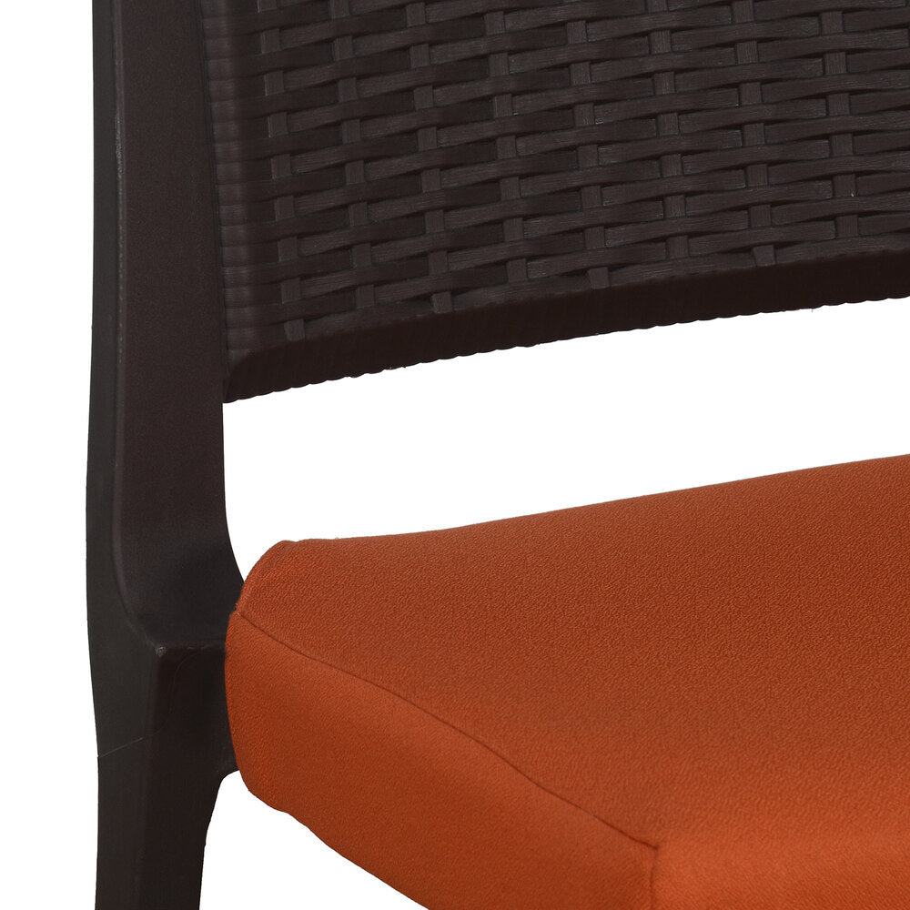 Enamora Plastic Chair with Cushion