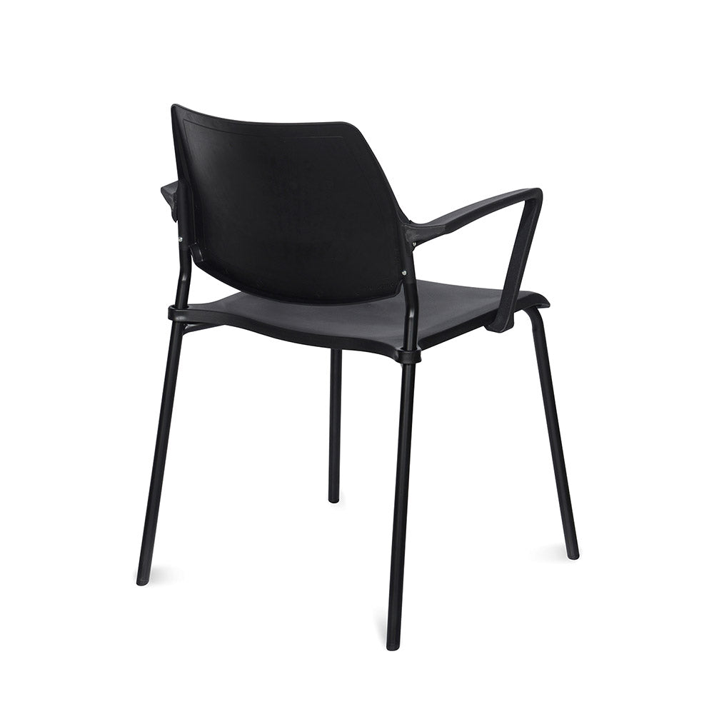 Festa Visitor Chair with Arm back view Image