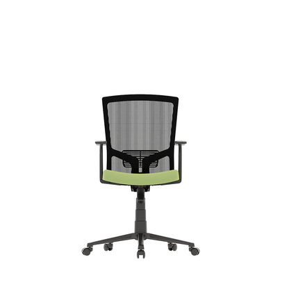 Flow Task Office Chair - Mesh - Mid Back - Moss Green