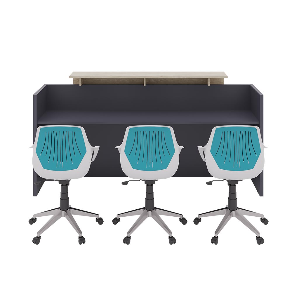 Nilkamal Edge Greet Reception Table | Office Furniture
