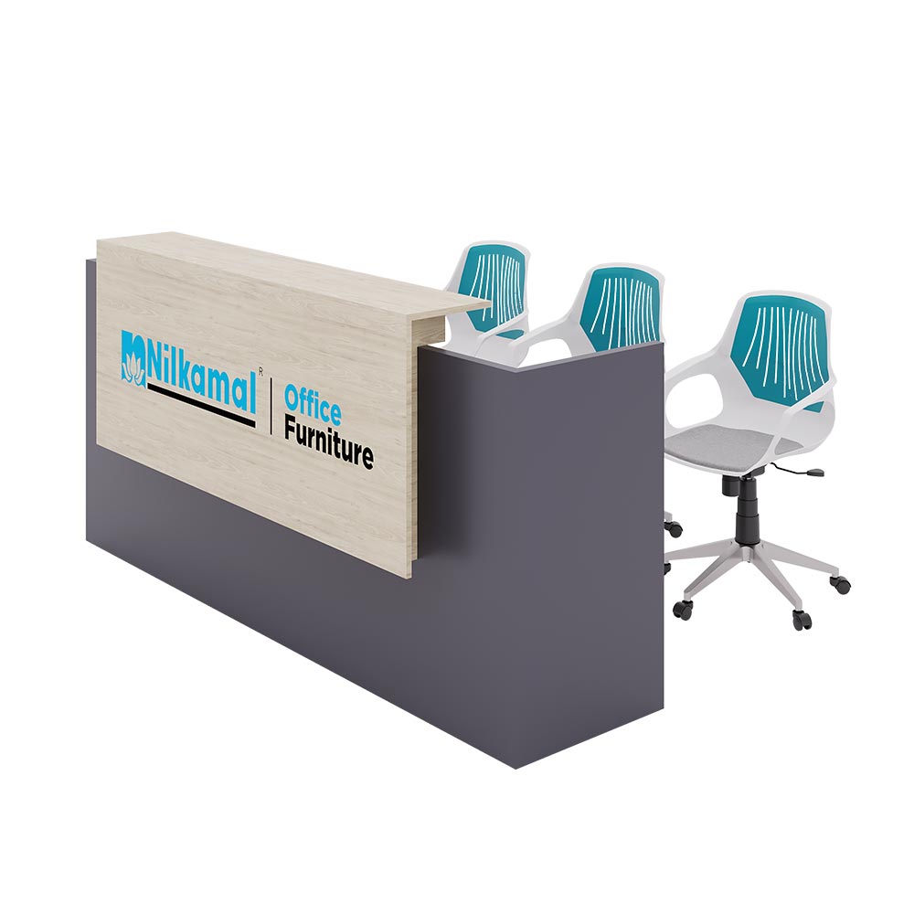 Nilkamal Edge Greet Reception Table | Office Furniture