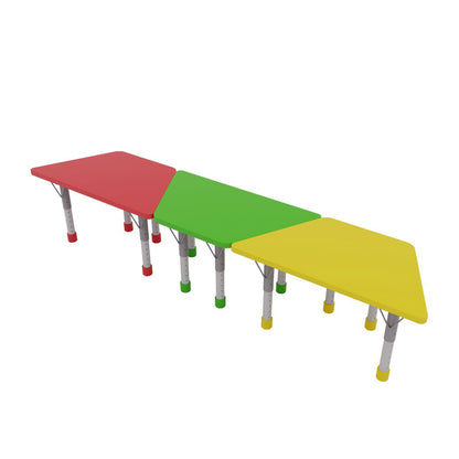 Orange Trapezoid Kindergarten Desk