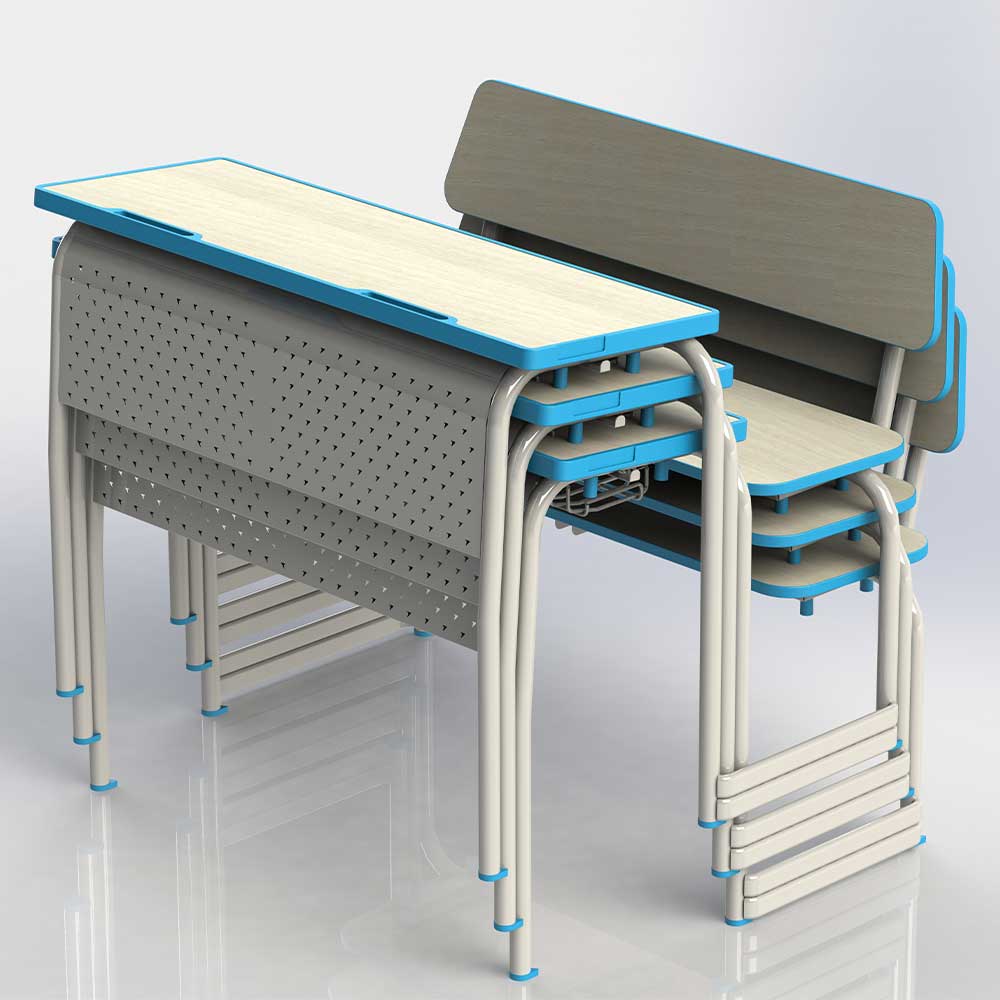 Sensible School Desk Cum Bench