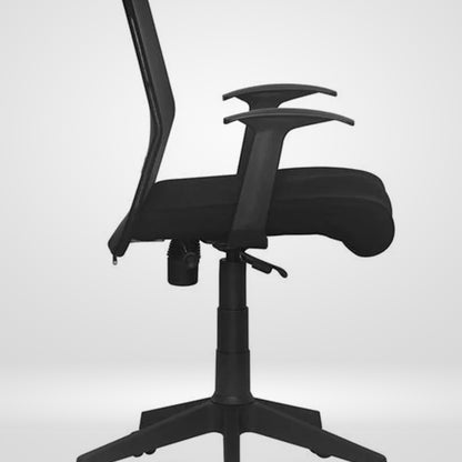 Thames Office Chair Mesh High Back with Adjustable Armrest