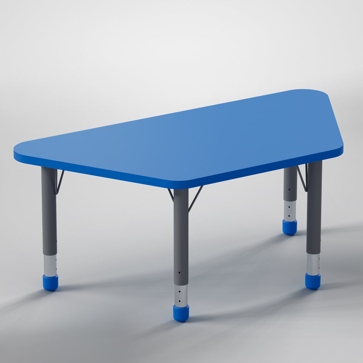 Orange Trapezoid Kindergarten Desk
