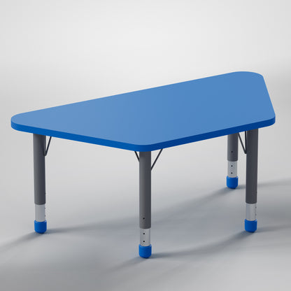 Orange Trapezoid Kindergarten Desk