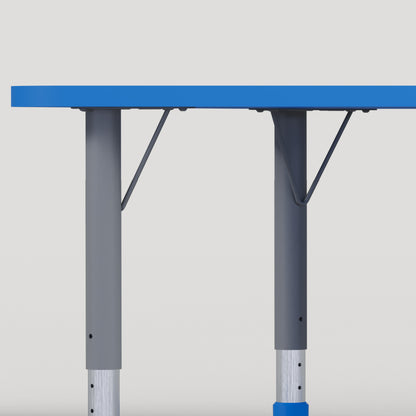 Orange Trapezoid Kindergarten Desk