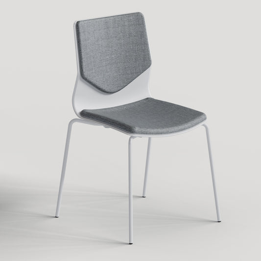 Zing Cafeteria Chair with Seat & Back Cushion